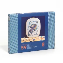 Korálkovanie na plátne Vták Ateliér 59