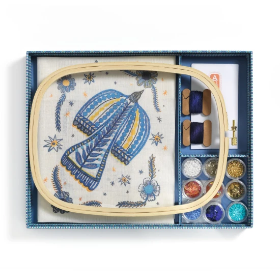 Korálkovanie na plátne Vták Ateliér 59