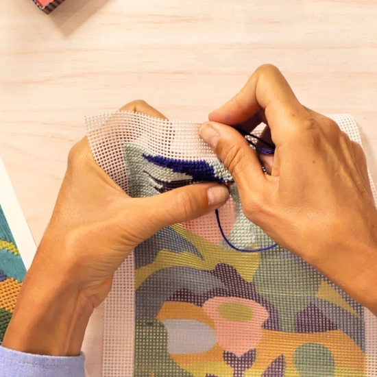 Vyšívanie na plátne Ateliér 65