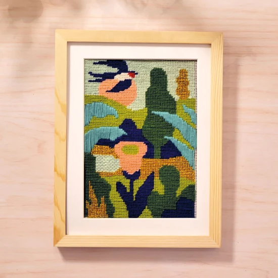 Vyšívanie na plátne Ateliér 65