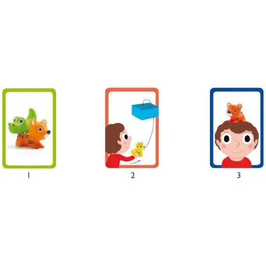 Hra Veselá džungľa spoločenská hra plná pohybu a šikovnosti.