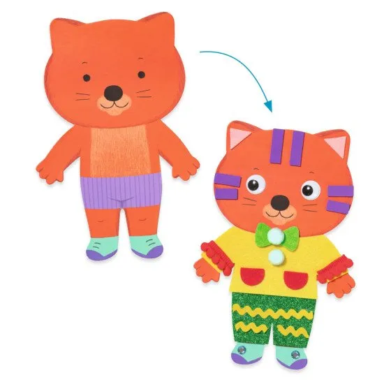 Koláže Obleč zvieratká