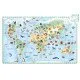 Objavovacie puzzle Zvieratá sveta 100 ks