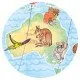 Objavovacie puzzle Zvieratá sveta 100 ks
