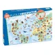 Objavovacie puzzle Zvieratá sveta 100 ks
