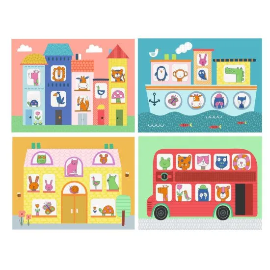 Obkresľovanie cez pauzovací papier Zvieratká rozvíja fantáziu a tvorivé myslenie detí.