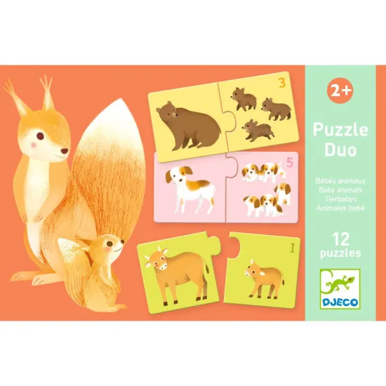 Puzzle duo Mláďatá 