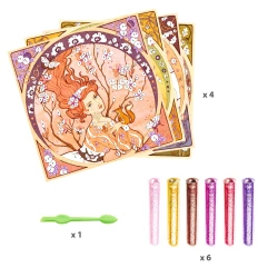 Tvorenie s trblietkami Bohyne