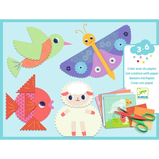 Tvorenie z papiera Zvieratká