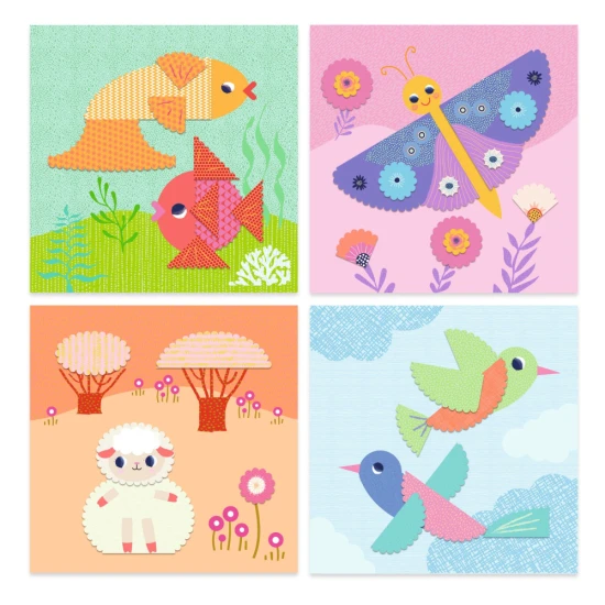 Tvorenie z papiera Zvieratká