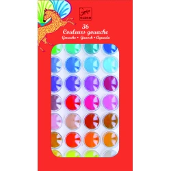 Vodové farby 36 farieb