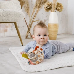 Závesná senzorická hračka s hryzátkom Ježko