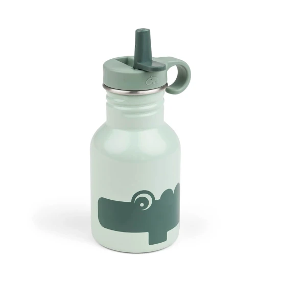 Done by Deer Antikorová fľaša Croco zelená 350 ml