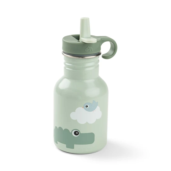 Done by Deer Antikorová fľaša Playground zelená 350 ml