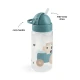 Done by Deer Fľaša so slamkou Tiny farm modrá 350 ml