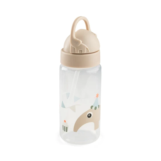 Done by Deer Fľaša so slamkou Celebration piesková 350 ml