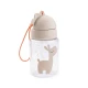 Done by Deer Fľaša so slamkou Celebration piesková 280 ml