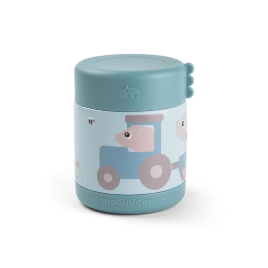 termodóza na jedlo Tiny farm, modrá, 300 ml – Done by Deer DBD_1251722