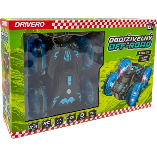 DRIVERO RC Obojživelný offroad modrý – Drivero M75003