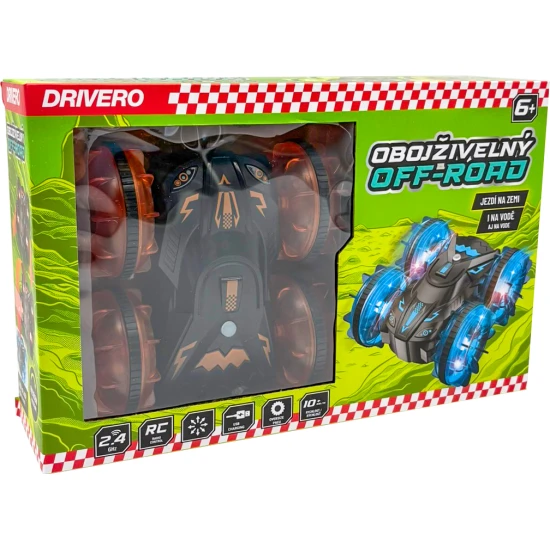 DRIVERO RC Obojživelný offroad oranžový – Drivero M75005
