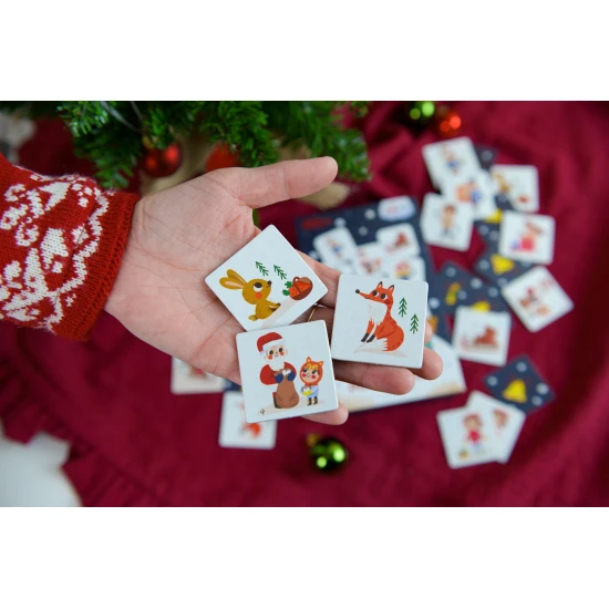 Vianočný set pre milovníkov Vianoc - Magnetická kniha Vianoce a Pexeso Vianoce