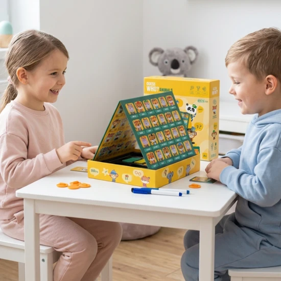 Hádaj kto Zvieratká detektívna spoločenská hra pre deti aj dospelých