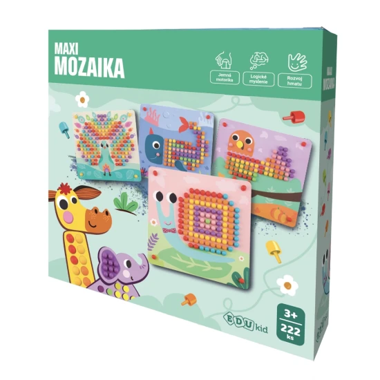 Maxi Mozaika pre deti – rozvíja jemnú motoriku a predstavivosť