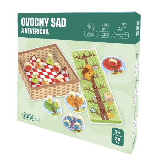 Ovocný sad Spoločenská hra pre deti
