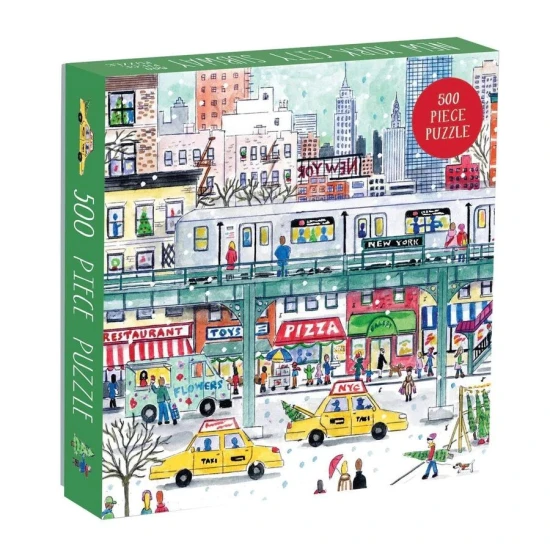 Poskladajte toto 500 dielne puzzle a odhaľte zimnú ríšu divov v New Yorku.