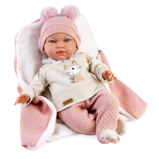 Guca Záťažové bábätko Nerea so zvukmi 42 cm