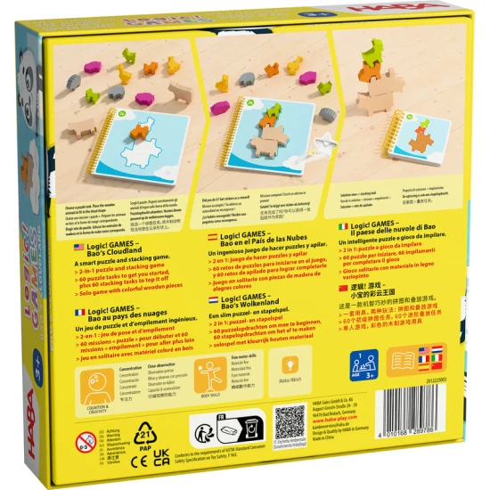 Logic! Games Bao v krajine oblakov Haba – logická hra pre deti od 3 rokov