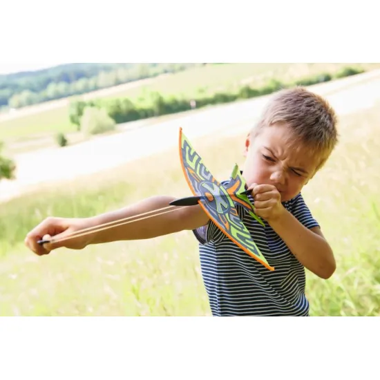Viazací klzák Terra Kids dokonale kombinuje vysokorýchlostný prak s kĺzavou eleganciou.
