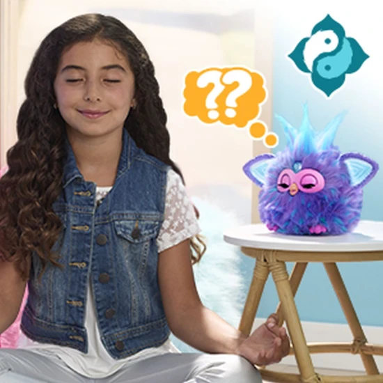 Hasbro Furby fialovej farby – interaktívna plyšová hračka