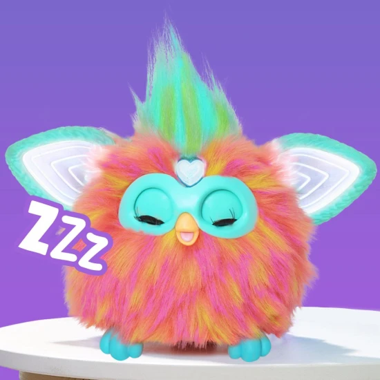 Furby v koralovej farbe Hasbro Furby v koralovej farbe – interaktívna plyšová hračka