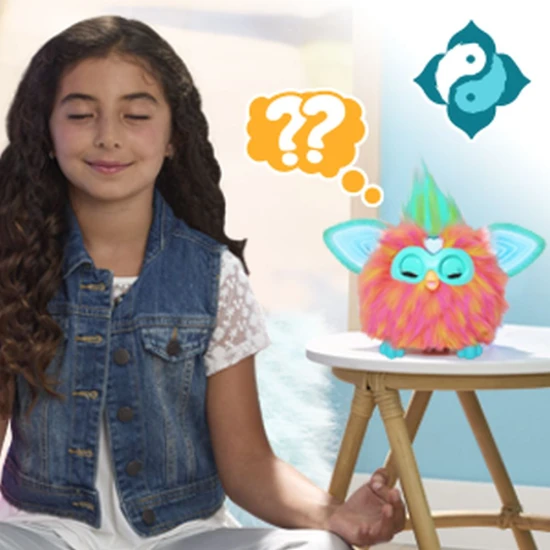 Furby v koralovej farbe Hasbro Furby v koralovej farbe – interaktívna plyšová hračka