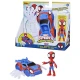 Hasbro Spider-Man Spidey and His Amazing Friends zákusková figúrka s vozidlom