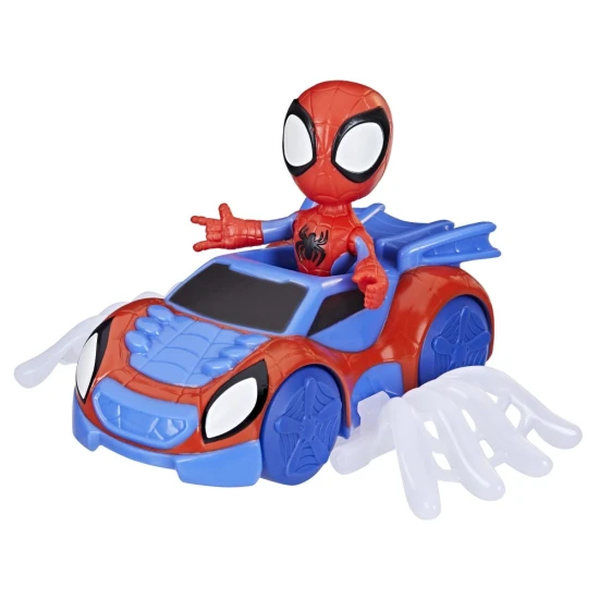 Hasbro Spider-Man Spidey and His Amazing Friends zákusková figúrka s vozidlom