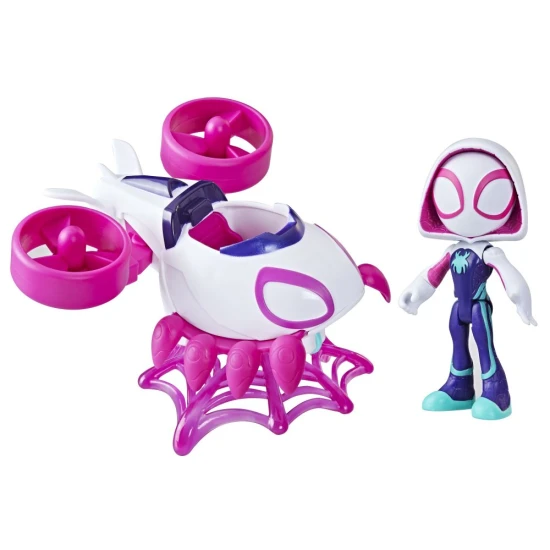 Hasbro Spider-Man Spidey and His Amazing Friends zákusková figúrka s vozidlom