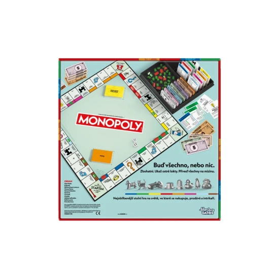 Monopoly Classic CZ verzia Hasbro Monopoly Classic CZ verzia