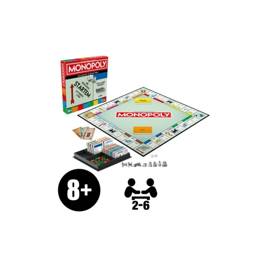 Monopoly Classic CZ verzia Hasbro Monopoly Classic CZ verzia