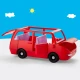 Hasbro Prasiatko Peppa Pig veľké rodinné auto