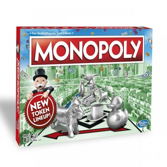 Monopoly – obľúbená spoločenská hra pre celú rodinu s novými figúrkami.