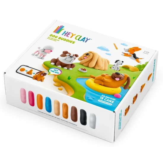 Vymodelujte si originálne veselé postavičky psíkov s Hey Clay.