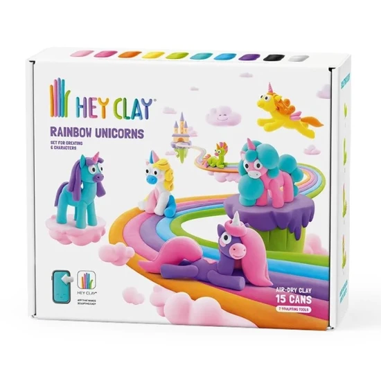 Vymodelujte si originálne postavičky jednorožcov s Hey Clay.