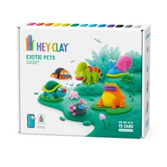 Vymodelujte si originálne postavičky exotických zvieratiek s Hey Clay.
