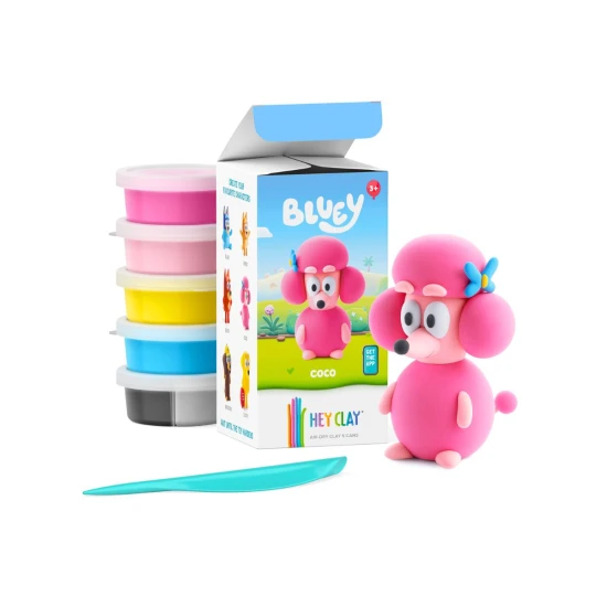 Zábavné modelovanie s obľúbenými postavičkami z Bluey