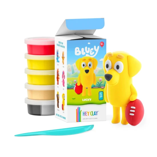 Zábavné modelovanie s obľúbenými postavičkami z Bluey