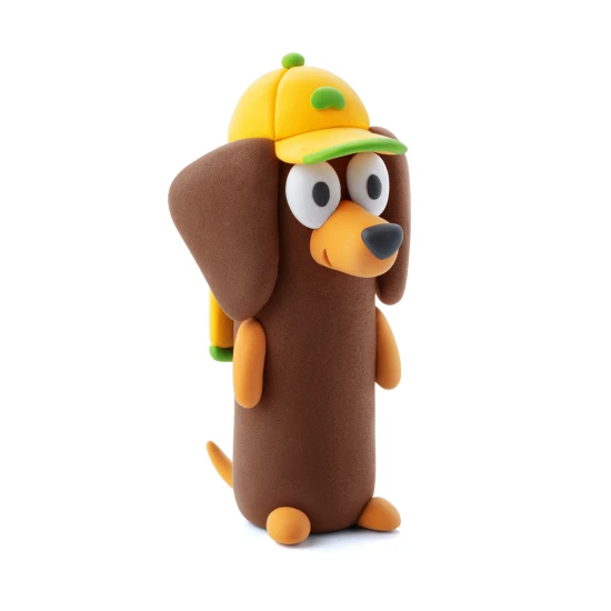 Zábavné modelovanie s obľúbenými postavičkami z Bluey