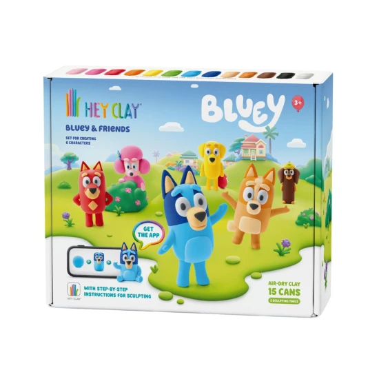 Zábavné modelovanie s obľúbenými postavičkami z Bluey