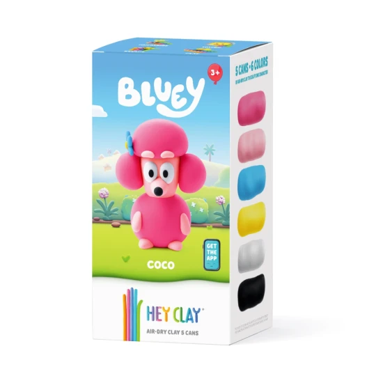 Zábavné modelovanie s obľúbenými postavičkami z Bluey